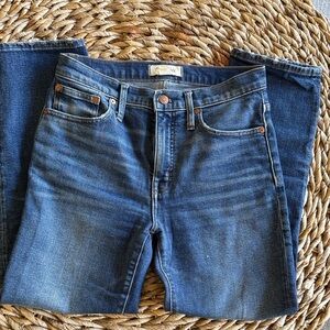 Madewell Mid Rise Straight Denim